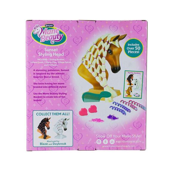 Breyer Sunset Mane Beauty Styling Head Retired New in Box 7402 - Picture 2 of 6